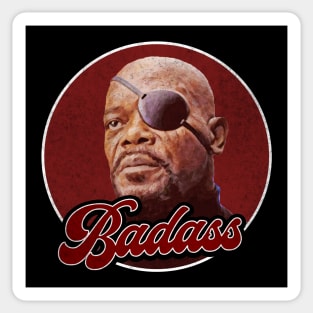 Samuel L Jackson Badass Sticker